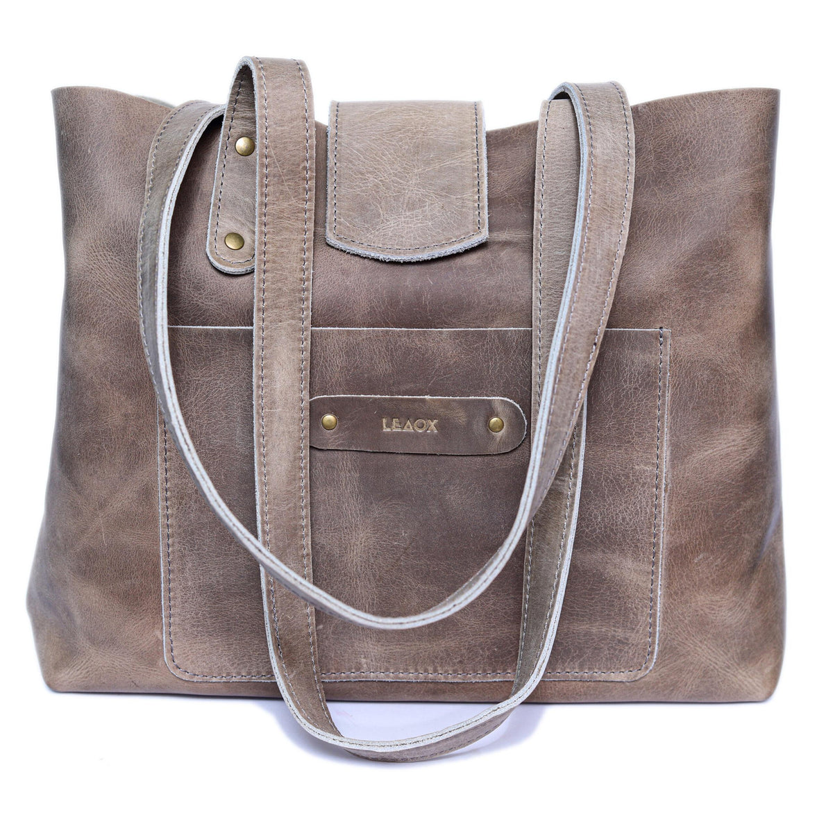 Grazia Leather Tote for Women | Handmade in Pakistan