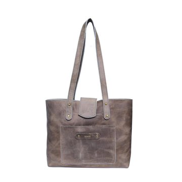 Grazia Leather Tote for Women | Handmade in Pakistan