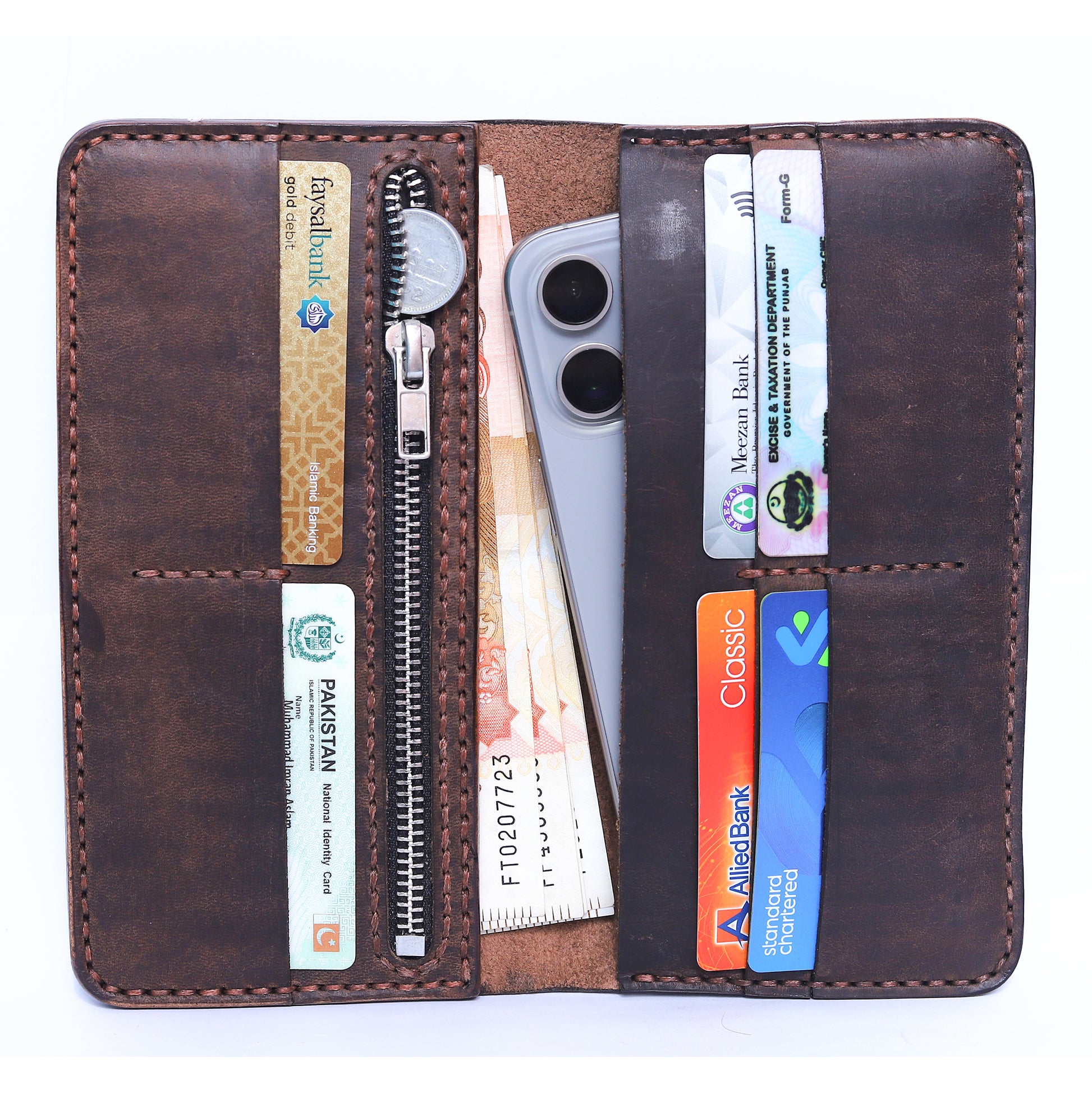 Leaox Long Wallet for Men