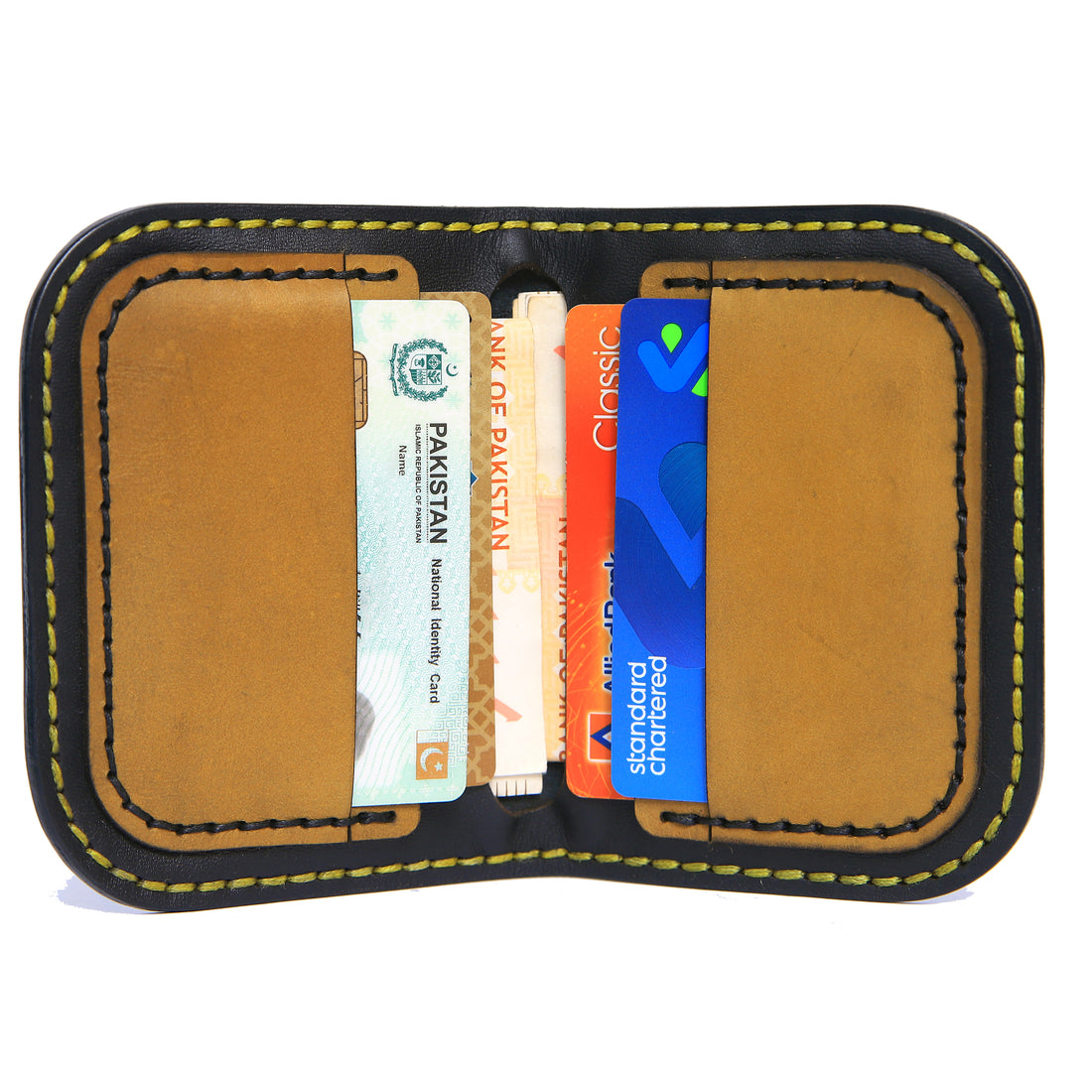 Unika Bifold Leather Card Holder by Leaox