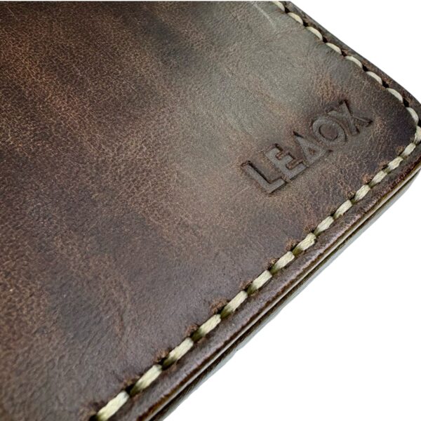 Handmade Full-Grain Leather Wallet – Stylish & Functional - Image 3