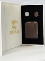 Saddle Leather Wallet Full Grain Bifold Card Holder