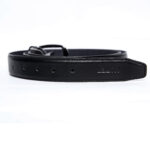 Machine Stitched Belt Black
