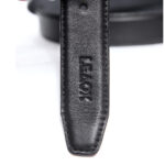 Machine Stitched Belt Black