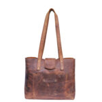 Leather Tote Bag by Leaox